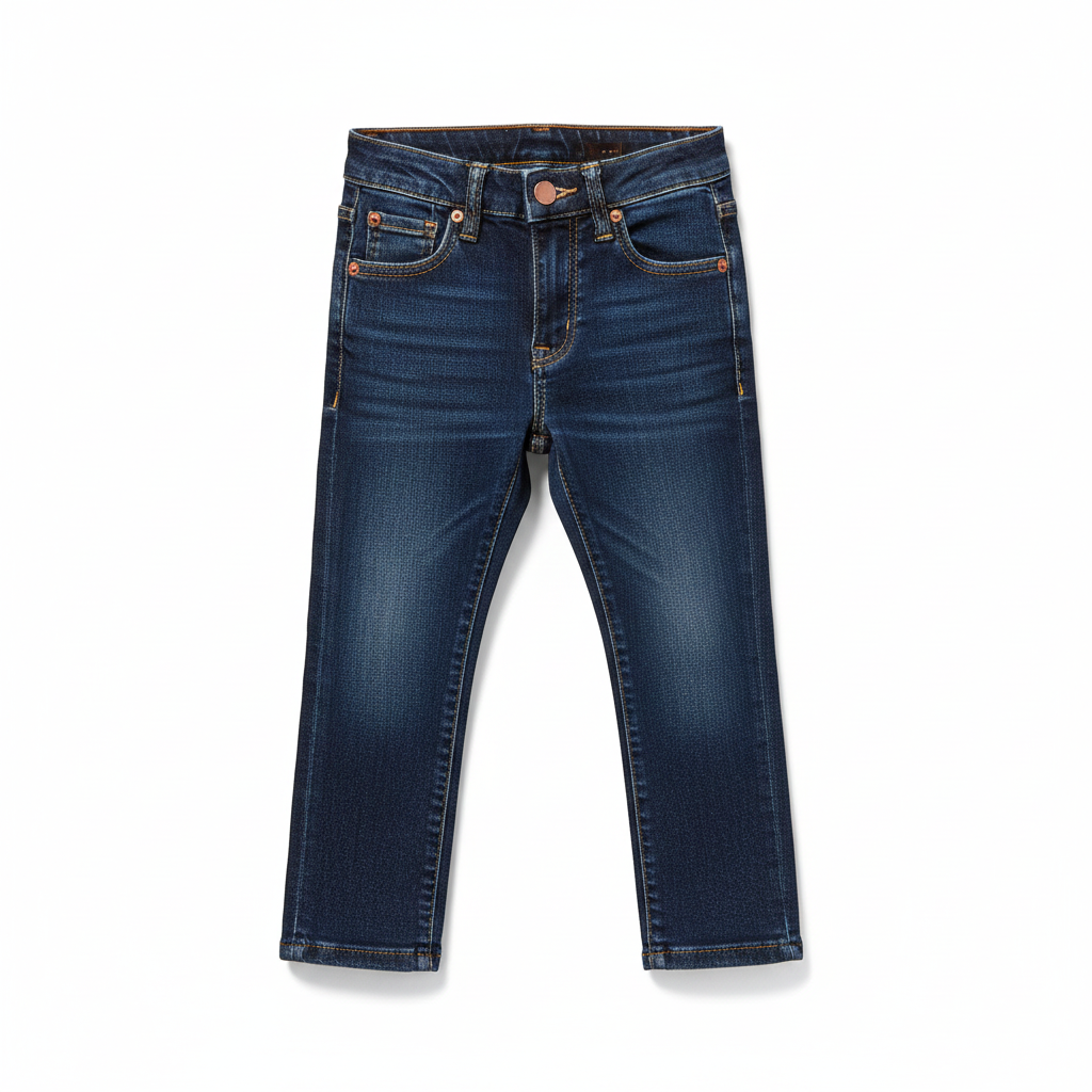 Dark Blue Denim Jeans